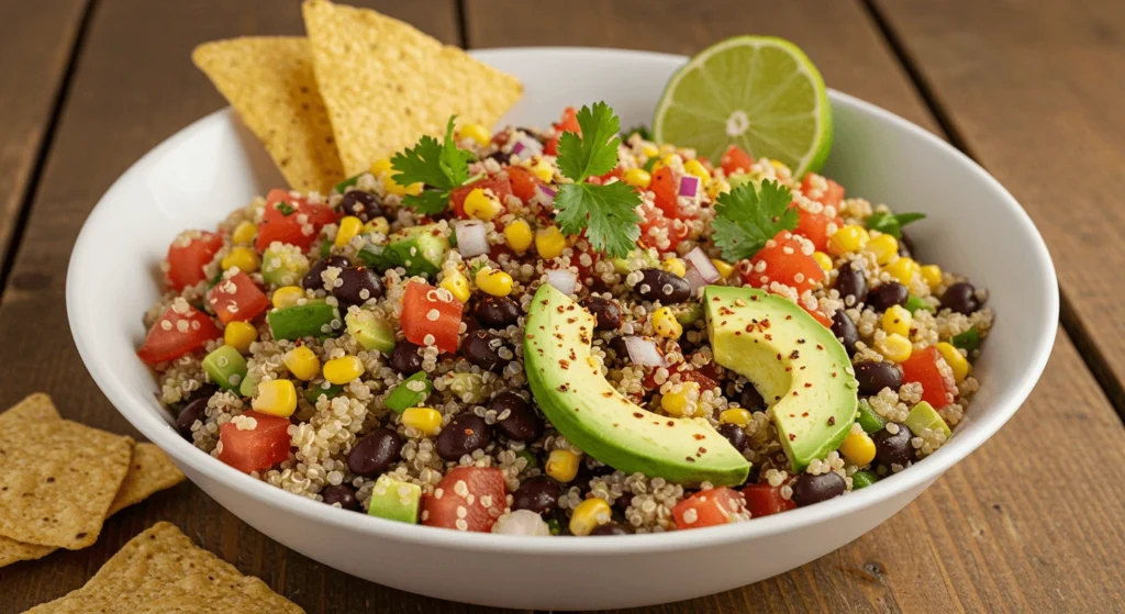 Vibrant Mexican Quinoa Salad with Black Beans, Corn, and Avocado